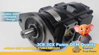 OEM 品質 20/903200 パーカー/JCB 3CX ツイン油圧ポンプ