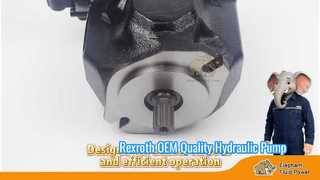 OEM 品質 Rexroth の新しいアフターマーケット A10VSO18 A10VO18 DR 制御油圧ポンプのデモを見る