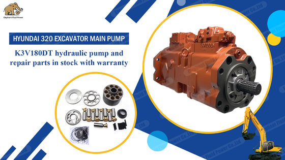 現代320油圧ショベルK3V180Dt 31N9-10010メインポンプ用OEM品質油圧ポンプ部品